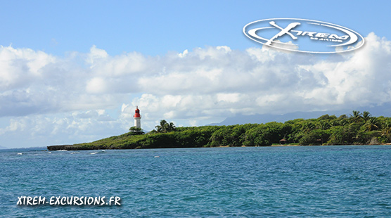 Passage devant l'îlet du Gosier