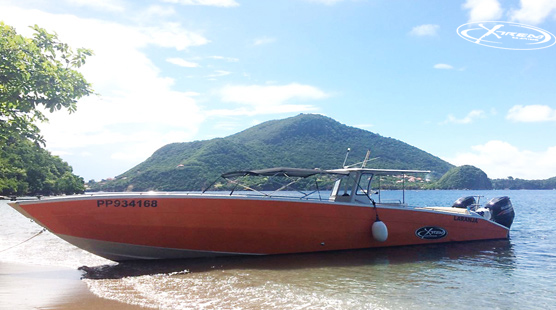 Bateau rapide excursion  Îles des Saintes